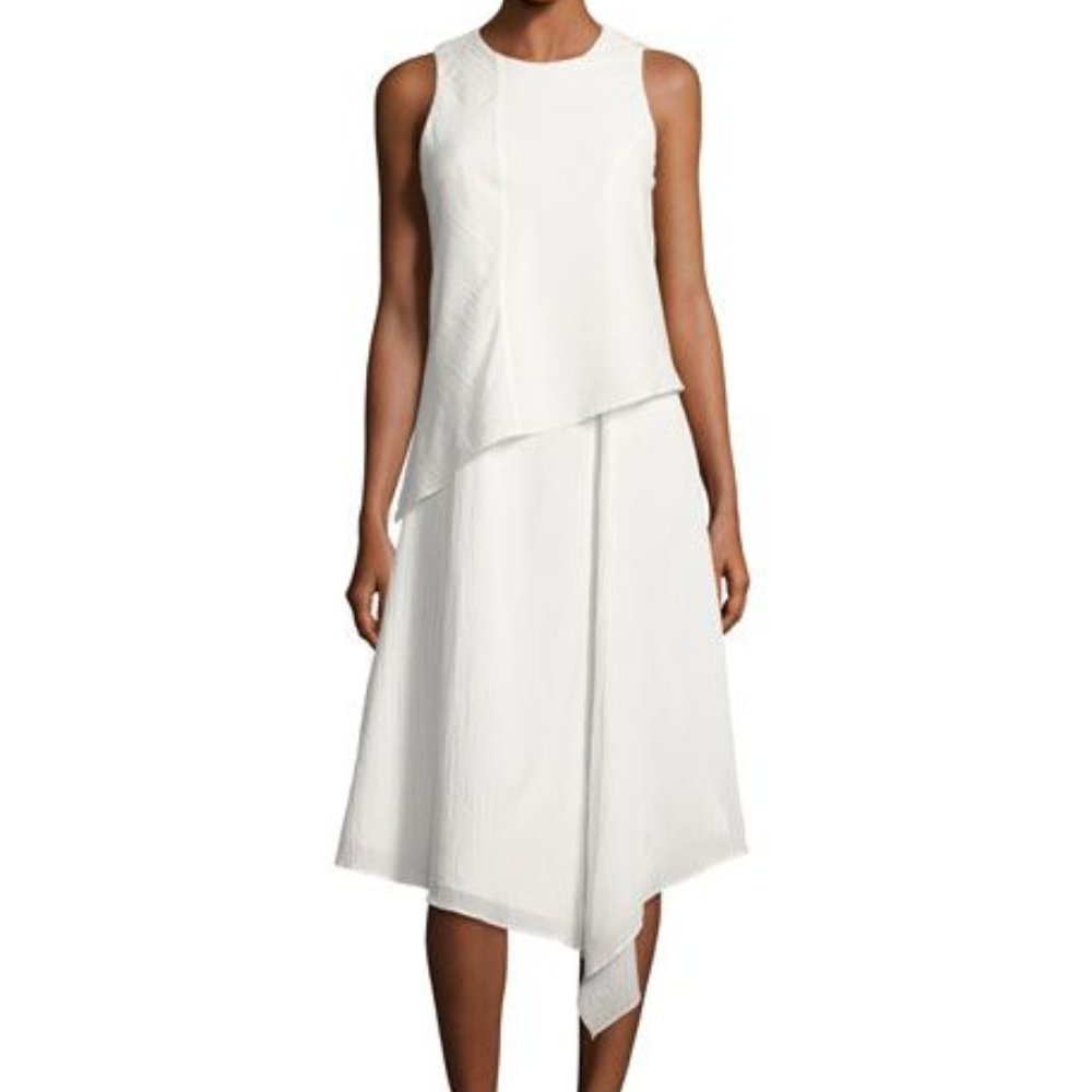 Rag & Bone Fernay Cotton Popover Dress White Sz S